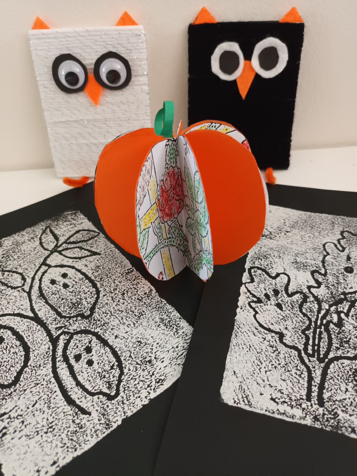 Halloween Pumpkin, Ghostly Fruits, Owls