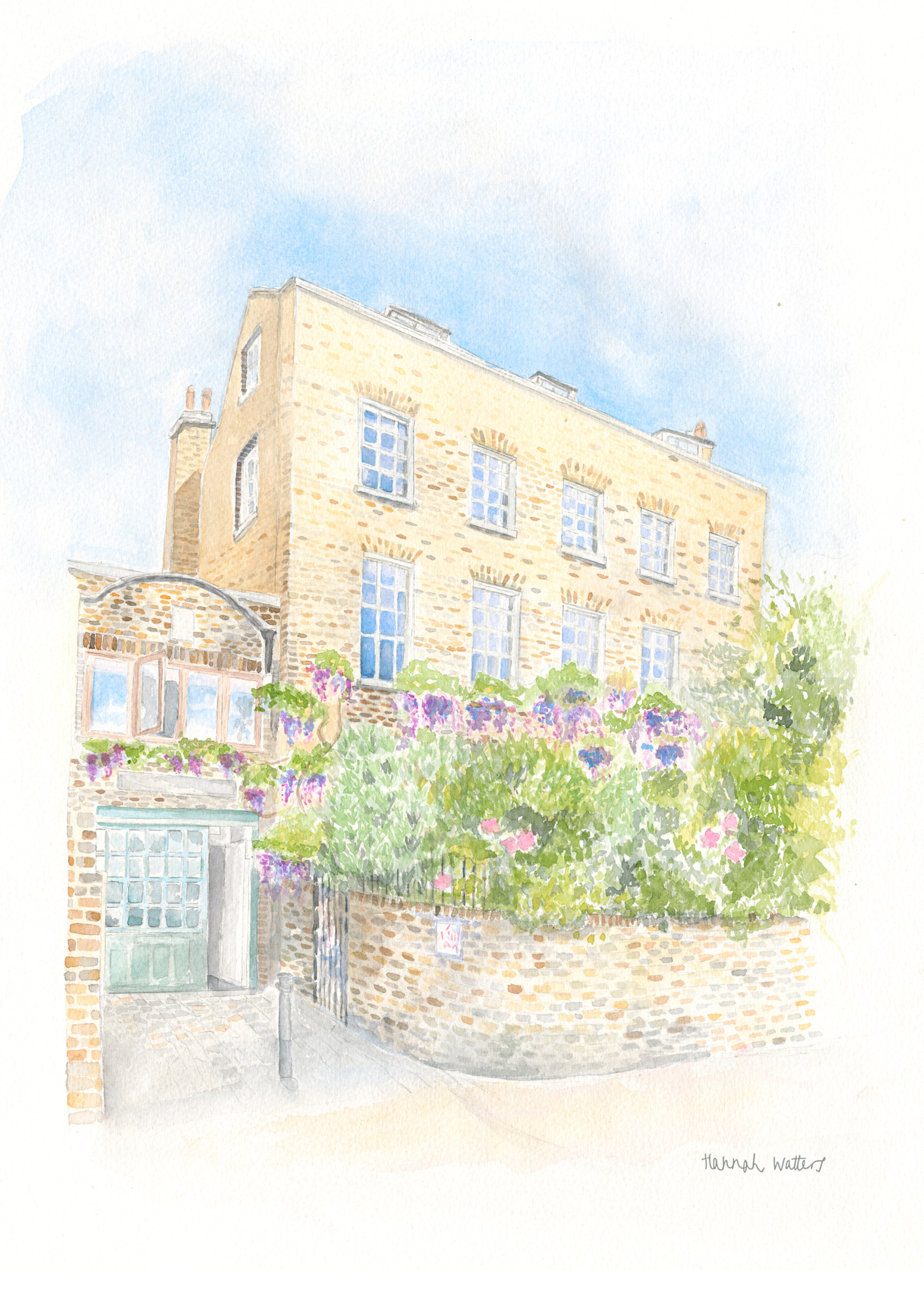 William Morris Society And Museum Hannah Watters Painting (a4)