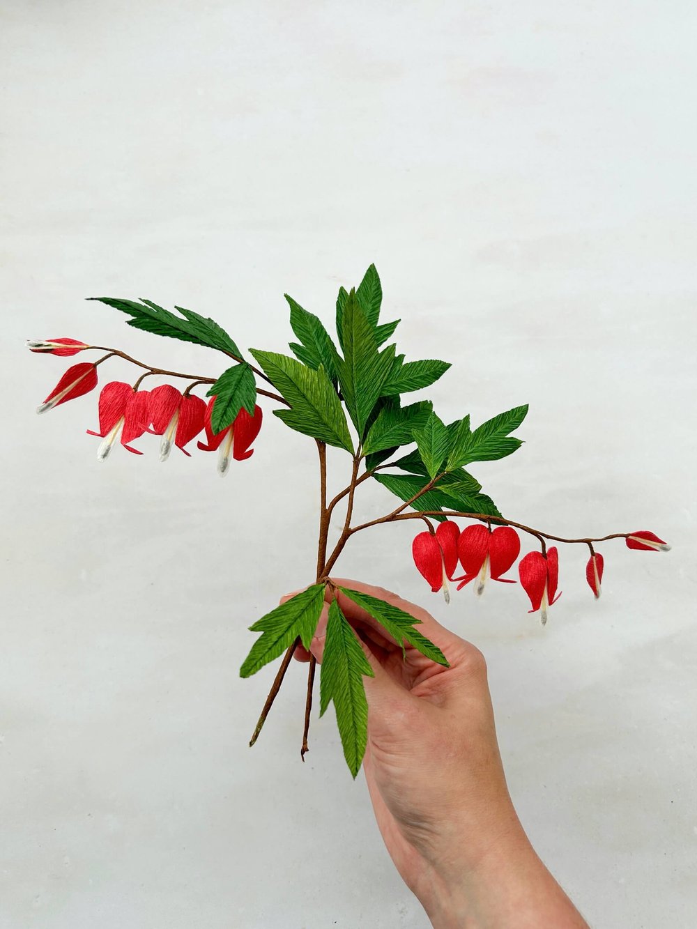 Bleeding Heart Paper Flower Workshop