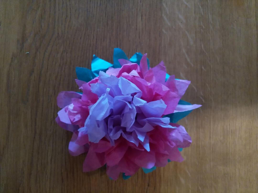 Create Tissue Paper Flowers2
